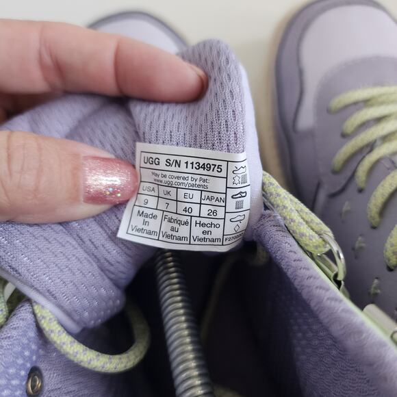 UGG Highland Hi Heritage Women's 9 Leather Purple Pink Hiker Sneaker Boot NWOT - Picture 10 of 10